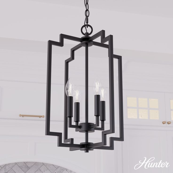 لوستر مدرن 4 شعله فلزی A115