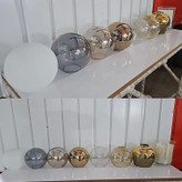 اباژور رومیزی فلزی مدرن حبابی R118