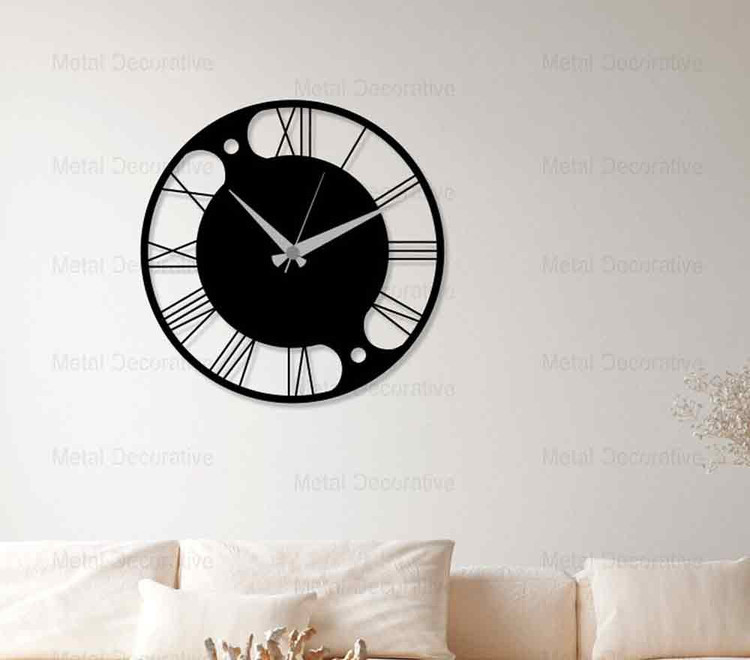 ساعت دیواری مدرن فلزی H600
