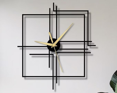 ساعت دیواری مدرن با موتور آرام گرد کد H191