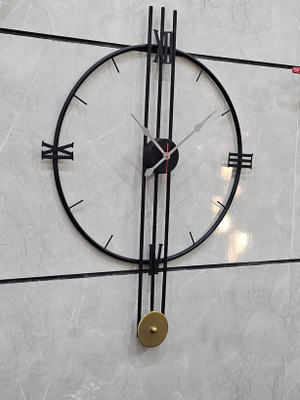 ساعت دیواری مدرن با موتور آرام گرد کد H242