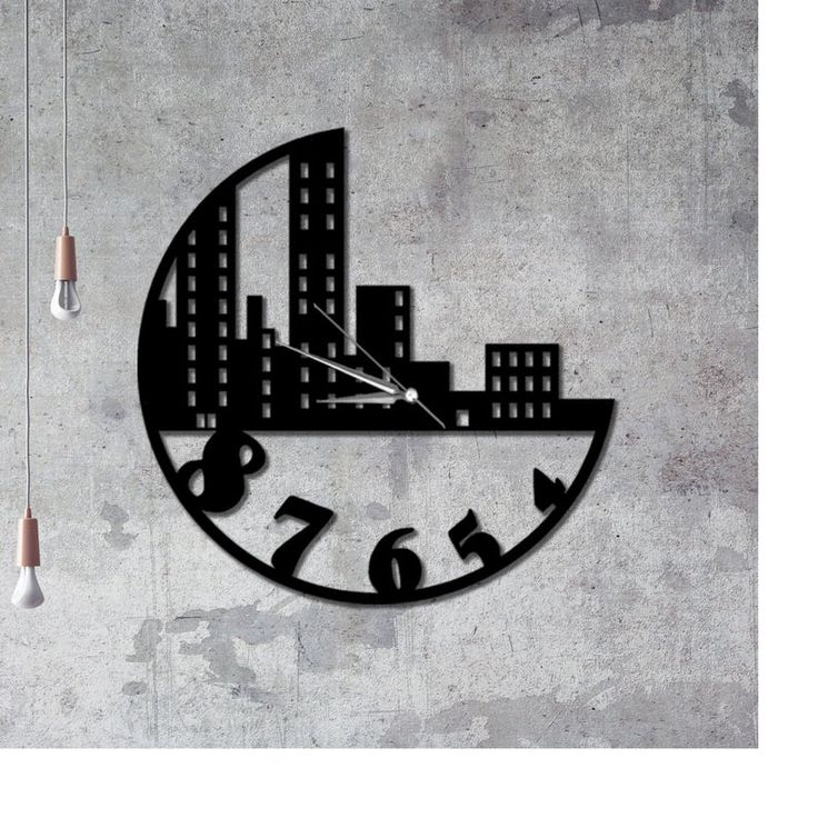ساعت دیواری مدرن لیزری خاص H436