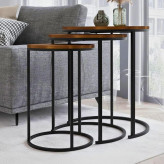 میزعسلی مدرن فلزی M144 با رویه mdf