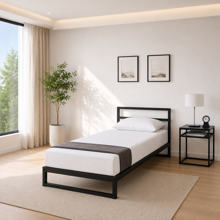 تخت خواب مدرن فلزی مدل B122